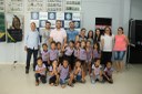 Alunos da CMEI Nelson Dias visitam Câmara de Ji-Paraná