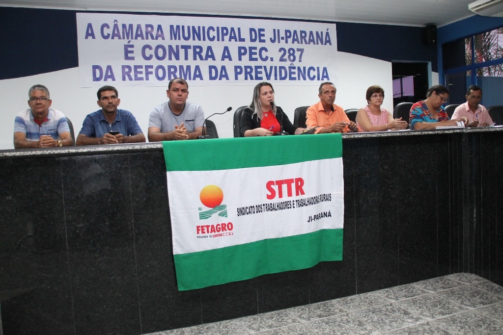 Câmara de Vereadores debate a PEC 287