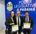 Câmara homenageia Juiz e Promotora por relevantes contribuições à comunidade Câmara homenageia Juiz e Promotora por relevantes contribuições à comunidade