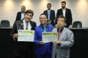 Colunista Valdeci Tergon e Dr. Rey são homenageados pela CMJP