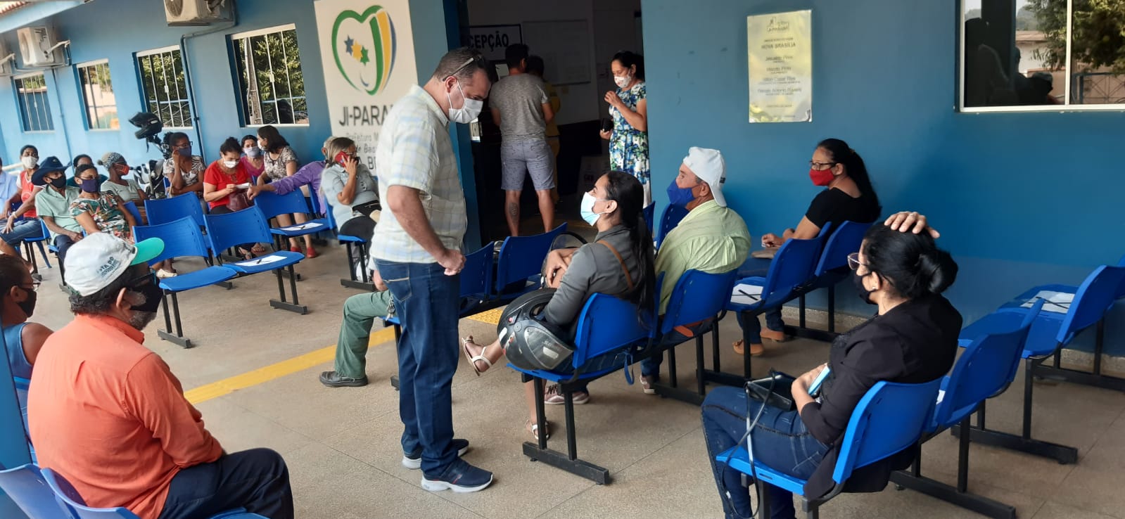 Vereador Wanderson Araújo “Bença” participou da Triagem para cirurgia de Catarata na UBS Nova Brasília