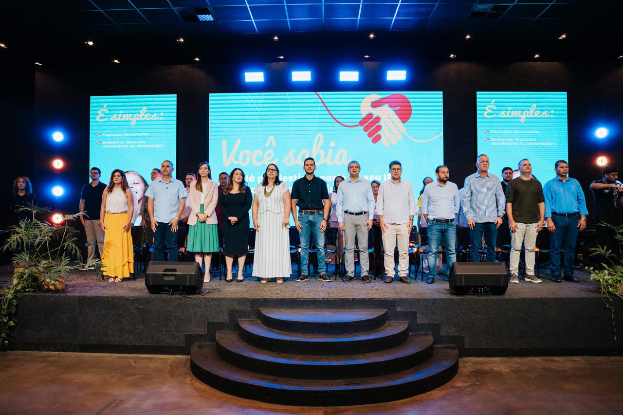 Vereadores acompanham lançamento da campanha 'Declare seu Amor 2026'